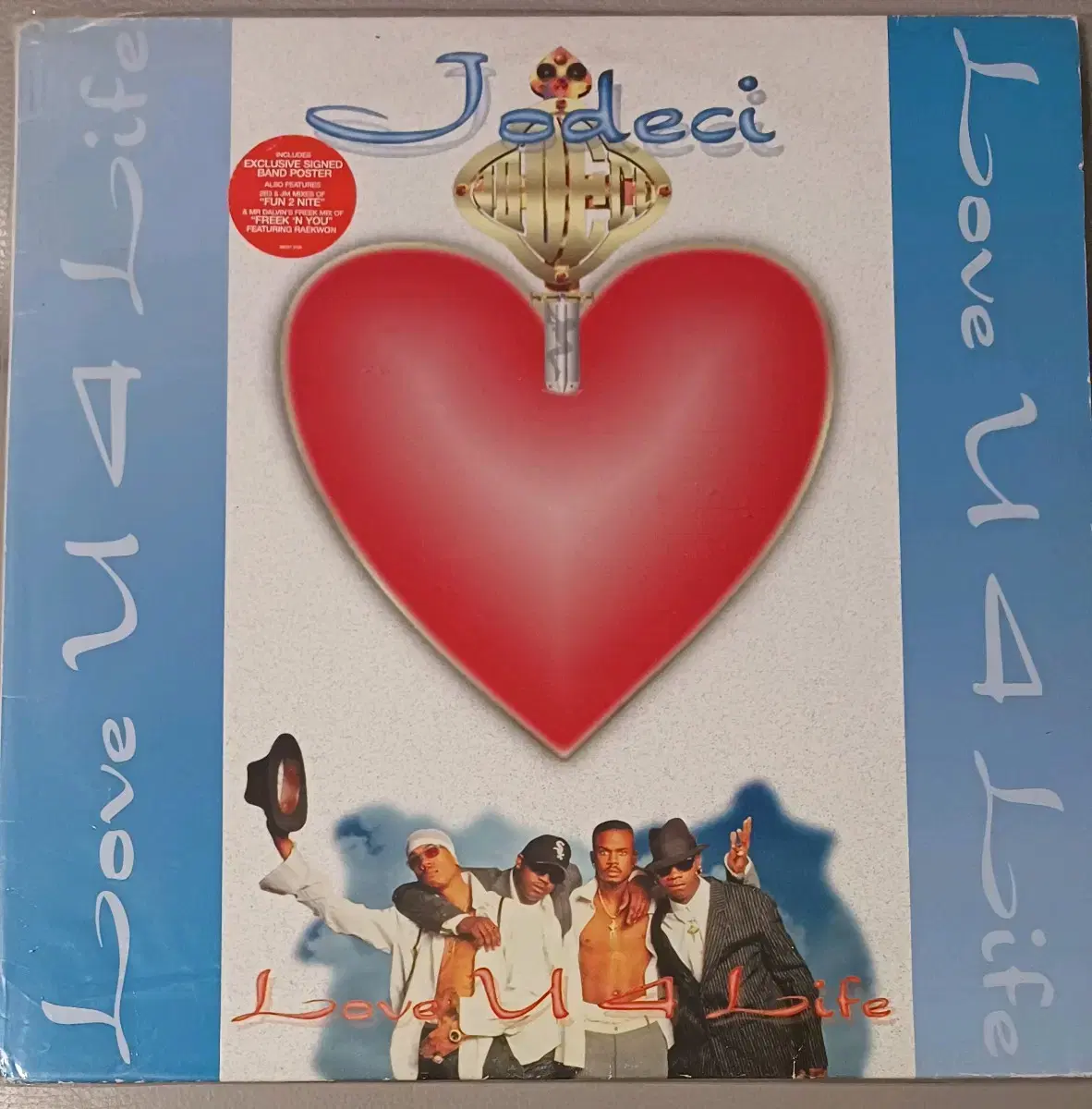 Jodeci LP 조데시 희귀수입음반 Love U 4 Life,